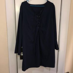 Supper cute navy blue and casual dress